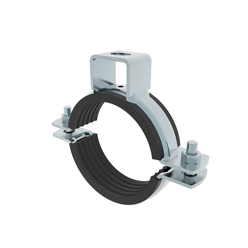 Heavy Duty Pipe Clamp (Bracket Type) With Rubber Profile