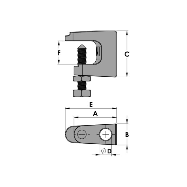 C – Type Wide Beam Clamp – Inka